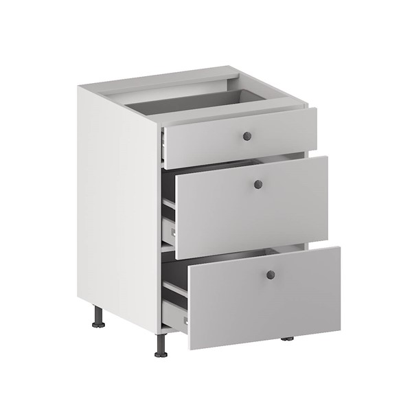 Base Cabinet (3 Drawers (1 Small + 2 Equal)) (ITA) for kitchen